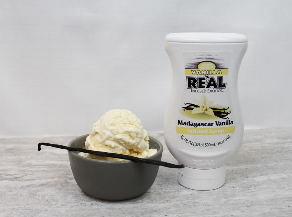 Reàl Infused Exotics usado en un daiquiri congelado realzando el sabor