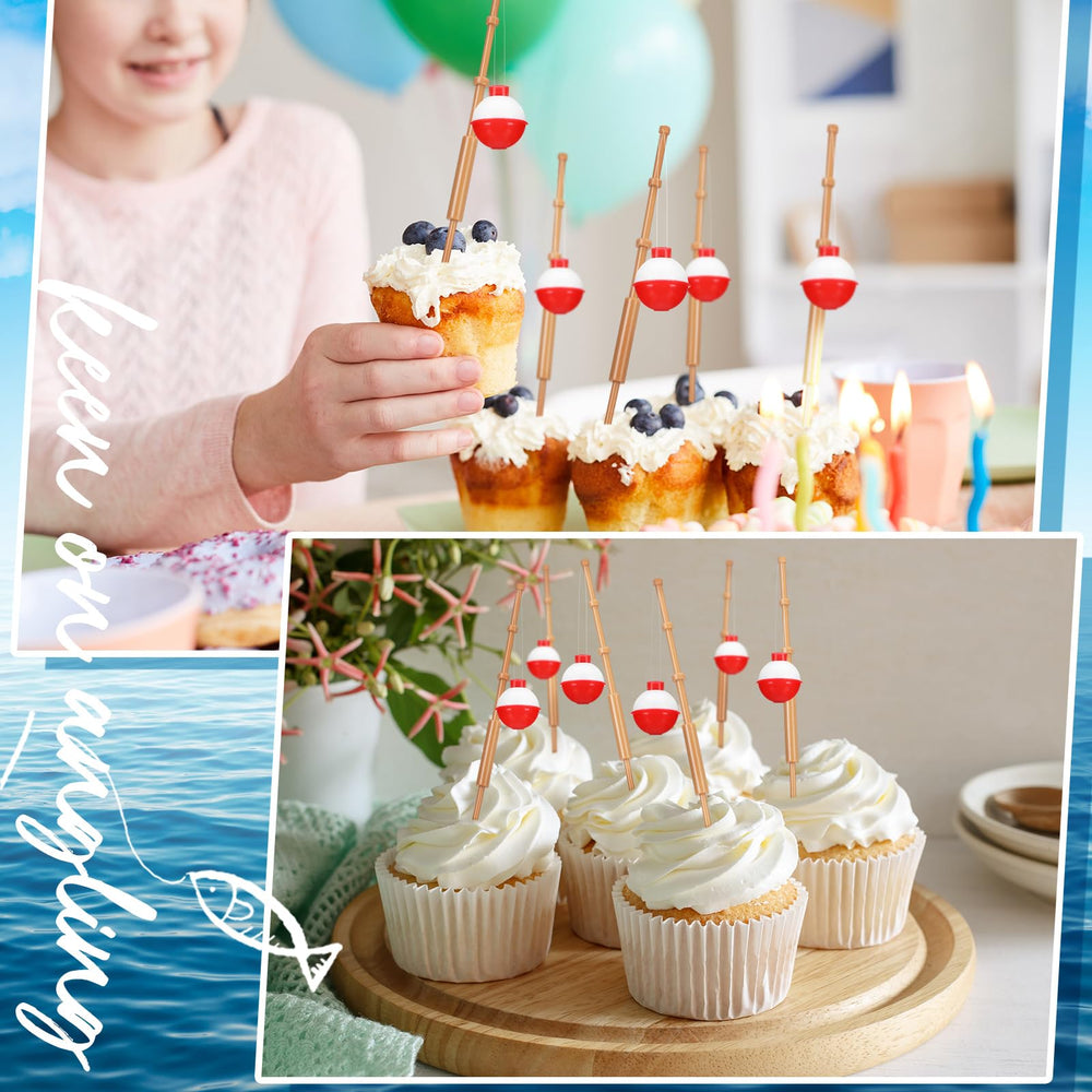 Reallnaive topper insertado en cupcake, aporta temática náutica y diversión