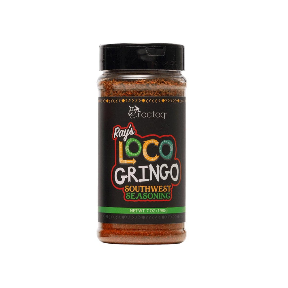 recteq Ray's Loco Gringo envase frontal muestra diseño y uso claro
