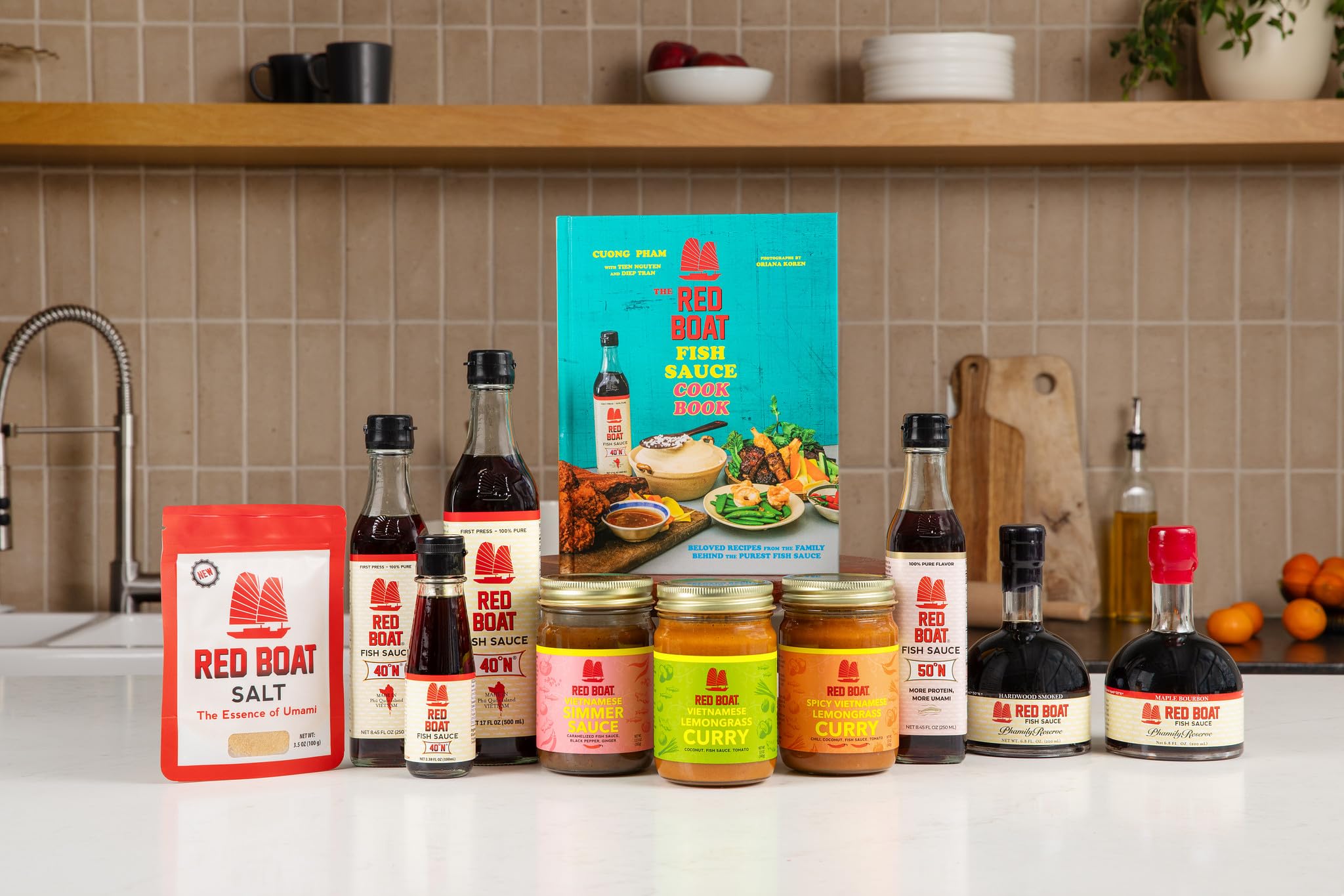 Red Boat en cocina real realzando platos caseros con umami