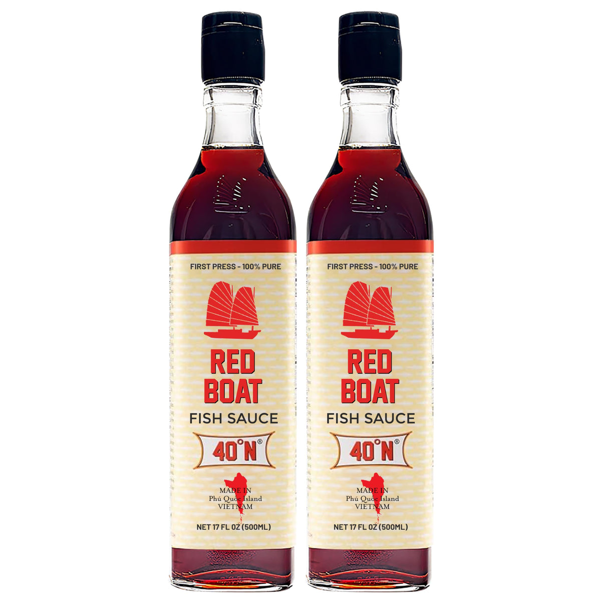 Red Boat vista frontal beneficiando recetas con umami concentrado