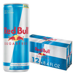 Red Bull lata frente mostrando diseño y energía inmediata