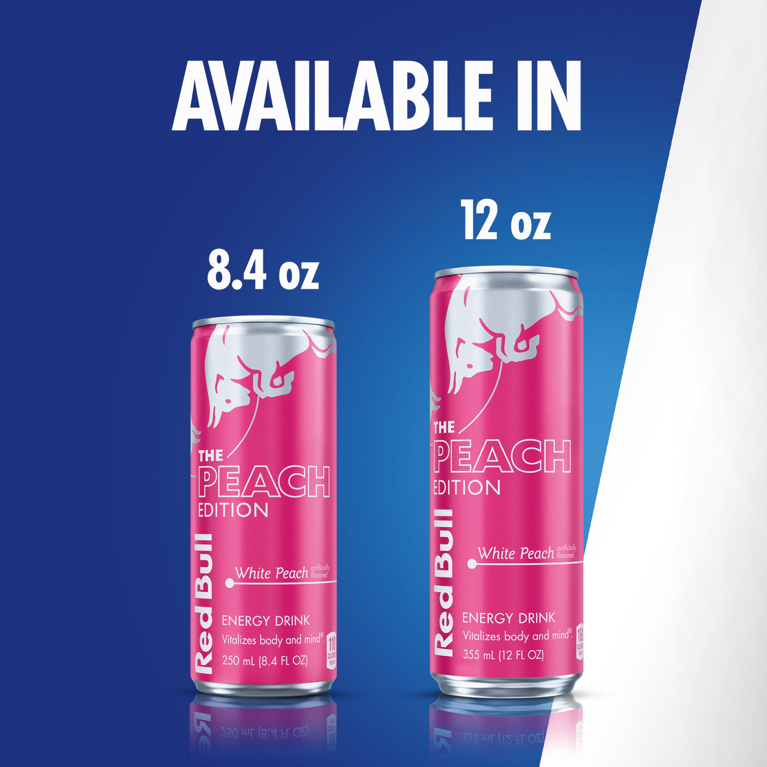Pack de 4 latas Red Bull White Peach listo para llevar, comodidad múltiple