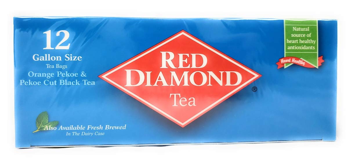 Red Diamond escena de estilo de vida con té servido y ventaja para eventos