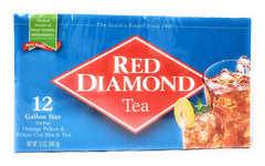 Red Diamond frente del empaque mostrando 12 bolsitas y beneficio de preparación rápida