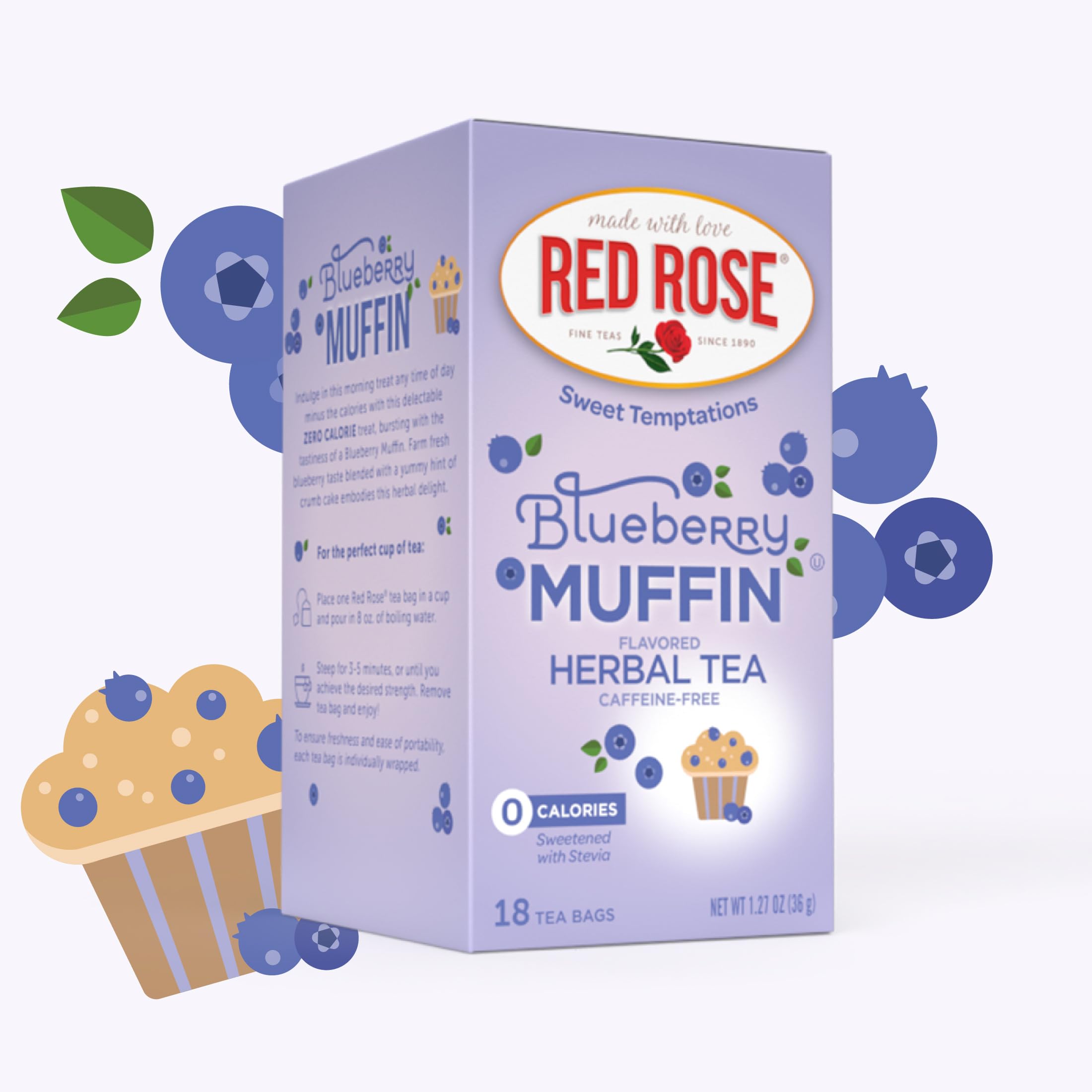 Red Rose bolsas individuales envueltas, mantienen aroma y facilitan transporte