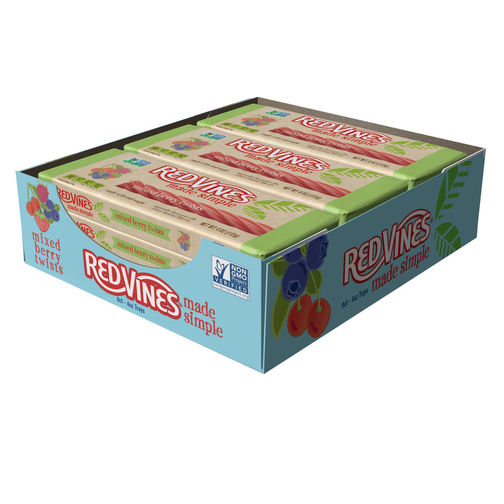 Red Vines en mesa familiar disfrutando snack compartido y alegre