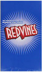 Red Vines primer plano de tiras masticables mostrando textura suave