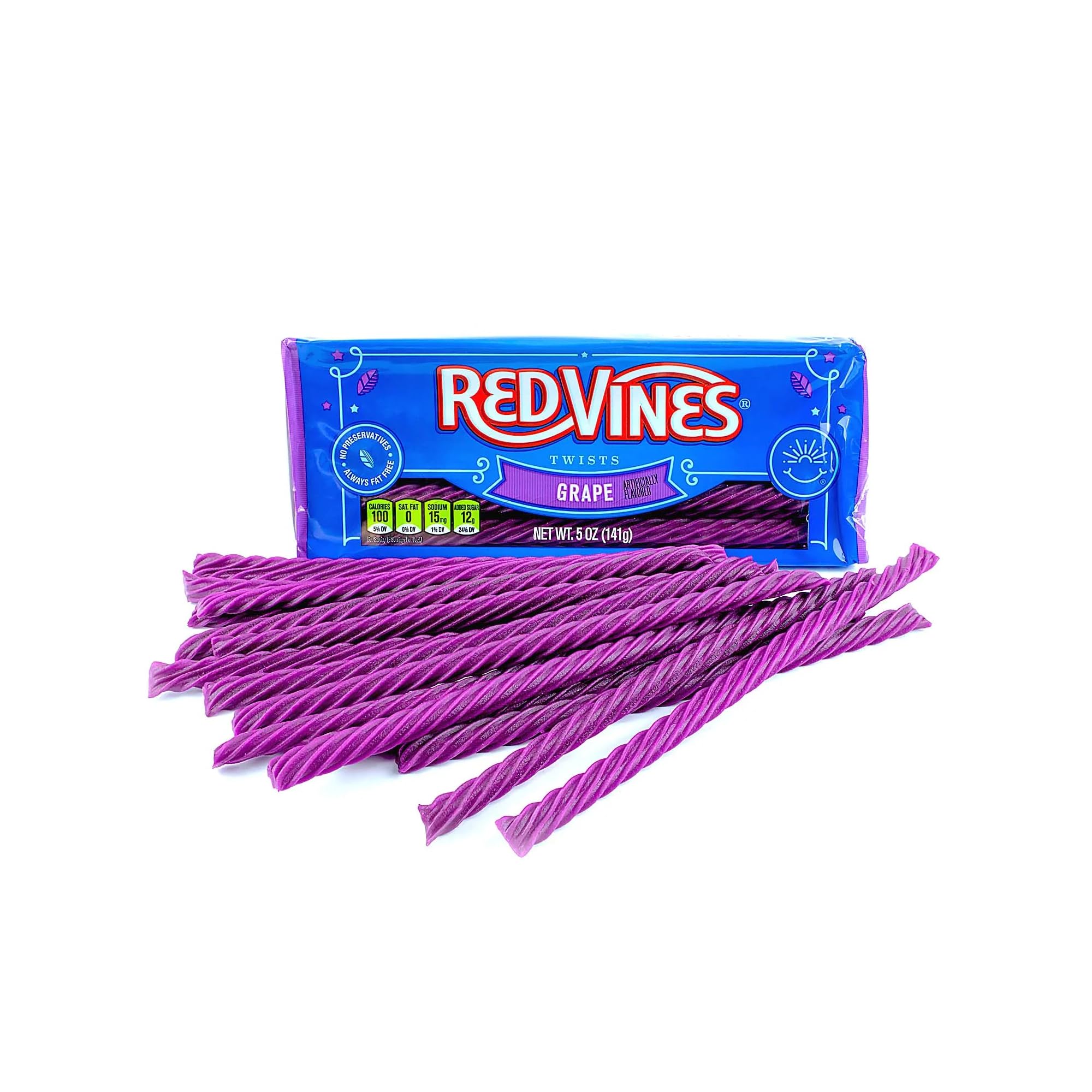 Red Vines trenzas en plato listas para servir y disfrutar
