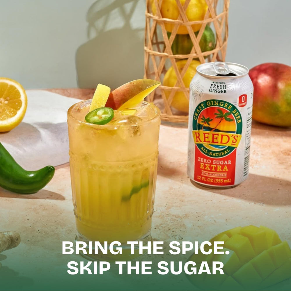 Reed's Moscow Mule preparado resaltando mezcla perfecta y picante