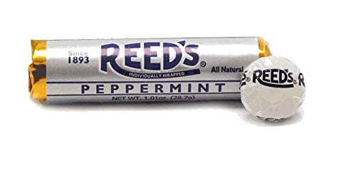 Reed's primer plano del caramelo, textura brillante y aspecto no pegajoso