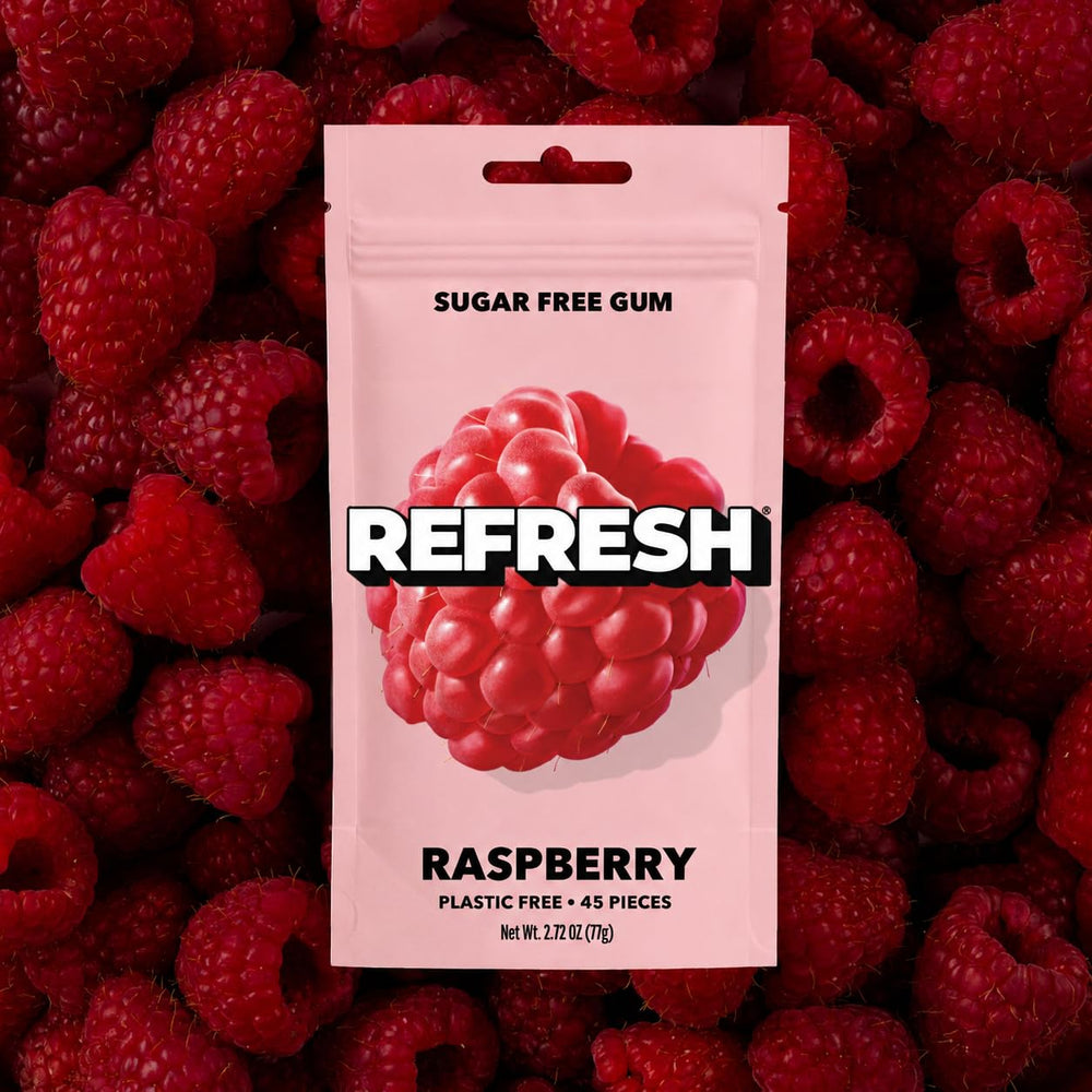 Refresh Gum polvos orgánicos usados para sabor, ingredientes naturales