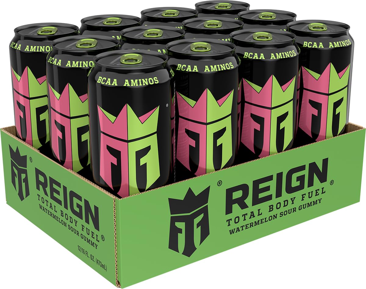 REIGN detalle de etiqueta con ingredientes y beneficios visibles