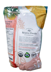 Relative Foods textura fina de harina de yuca cercana, ideal para repostería uniforme