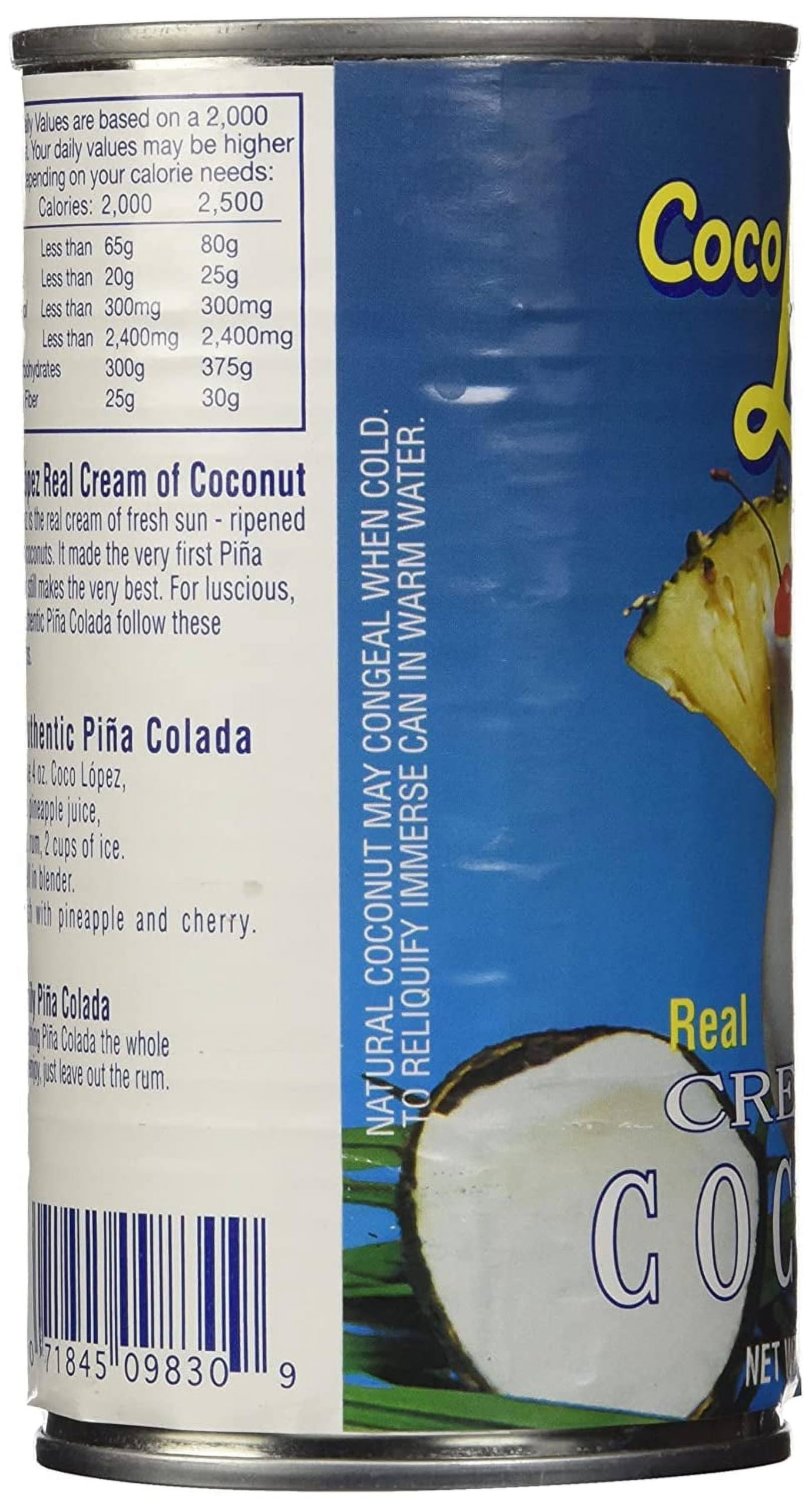 Rex crema de coco textura espesa en cuchara ideal para mezclar