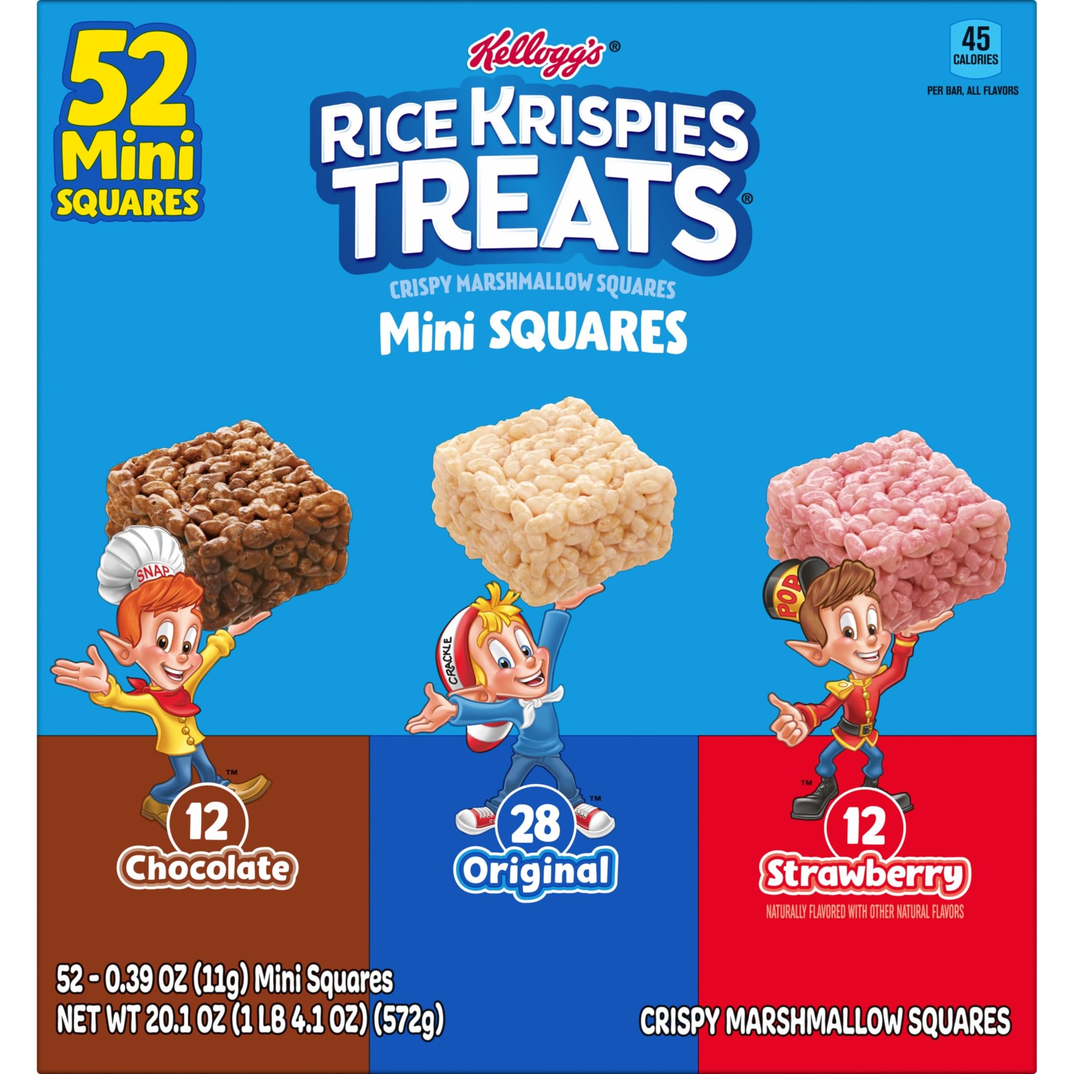 Rice Krispies Treats detalle de etiqueta ingredientes y alérgenos claro