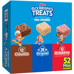Rice Krispies Treats frente del empaque muestra caja y cantidad