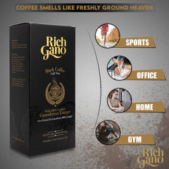 Rich Gano sachet individual abierto listo para preparar, conveniente para llevar