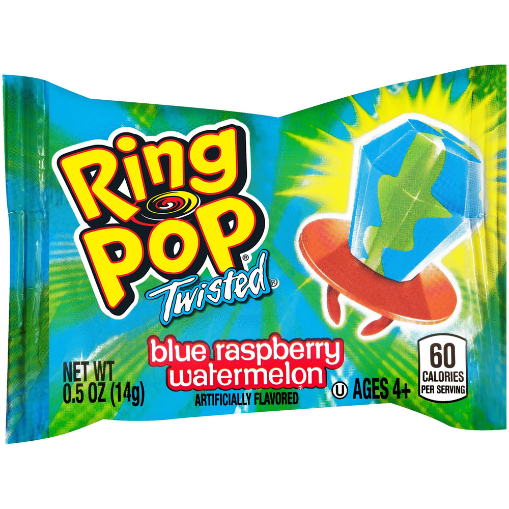 Ring Pop ambientación de fiesta con piruletas usadas como decoración divertida