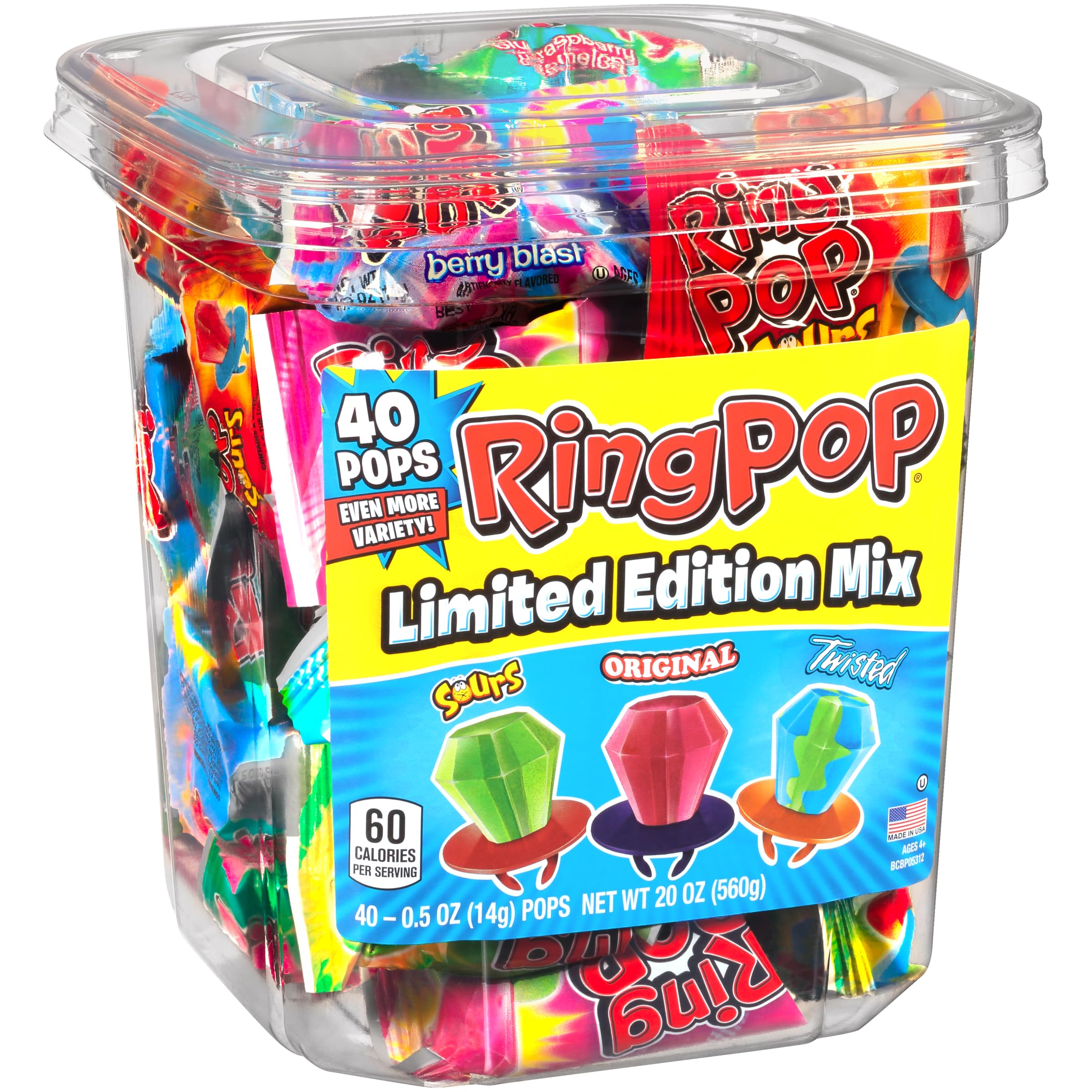 Ring Pop en mano demostrando uso como anillo y diversión práctica