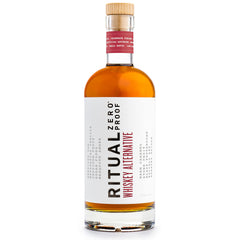 Ritual Zero-Proof botella frontal mostrando etiqueta y volumen para identificar producto