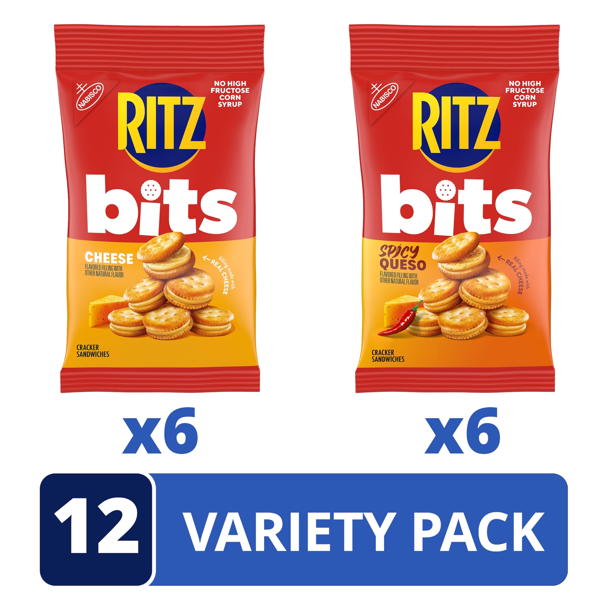 Ritz detalle del relleno Cheese mostrando cremosidad sabrosa
