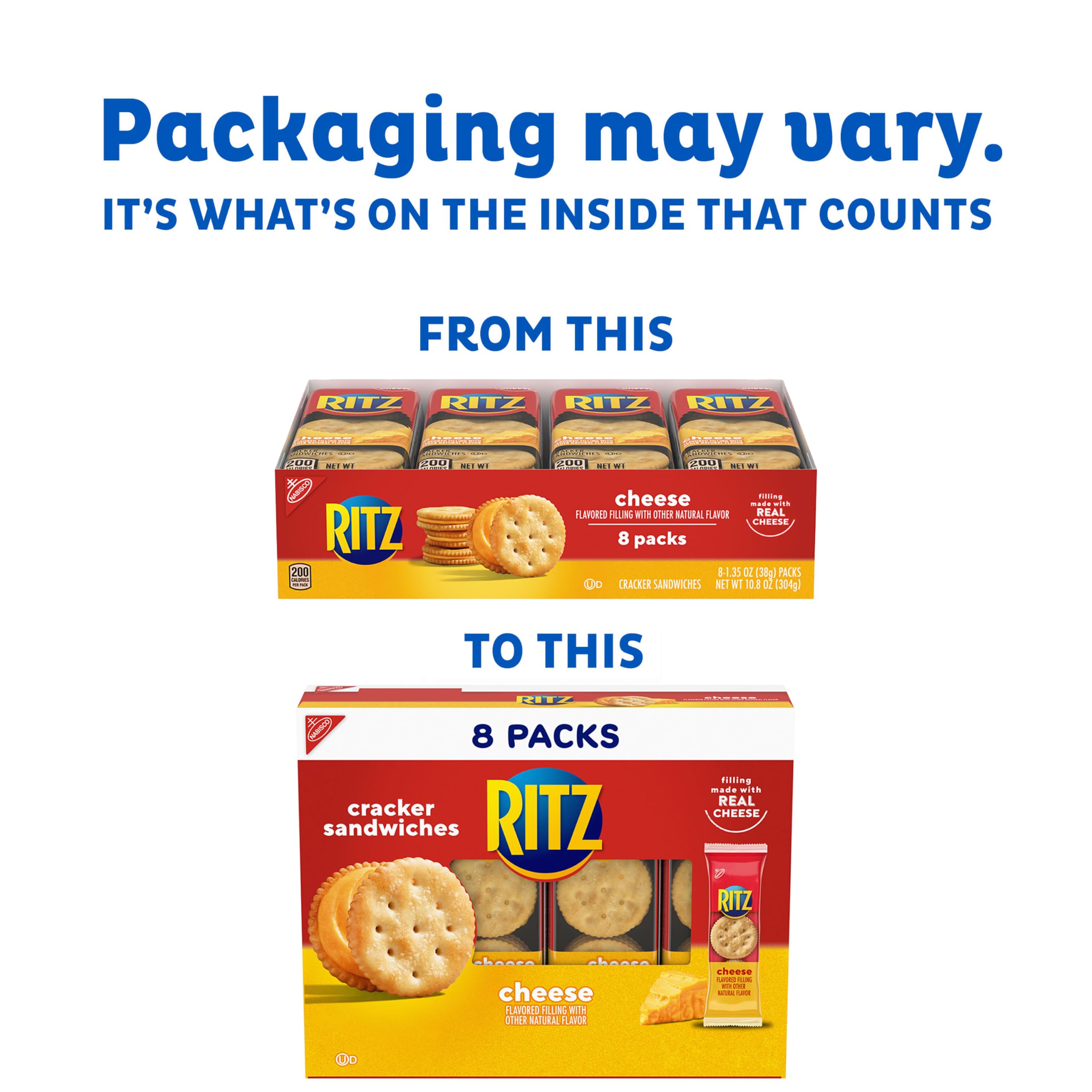 RITZ galletas en lonchera escolar como merienda práctica
