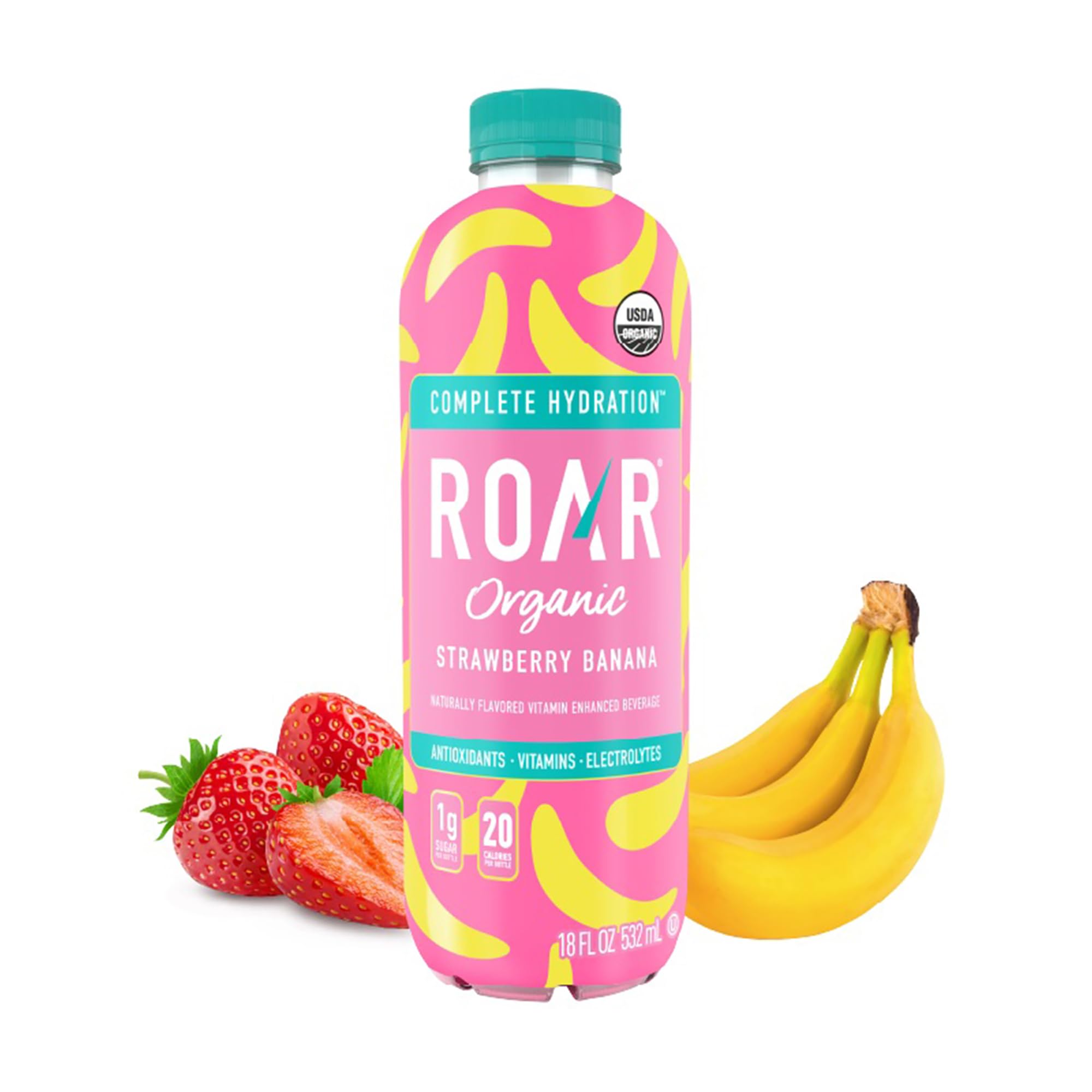 ROAR botella en mano demostrando fácil transporte y consumo