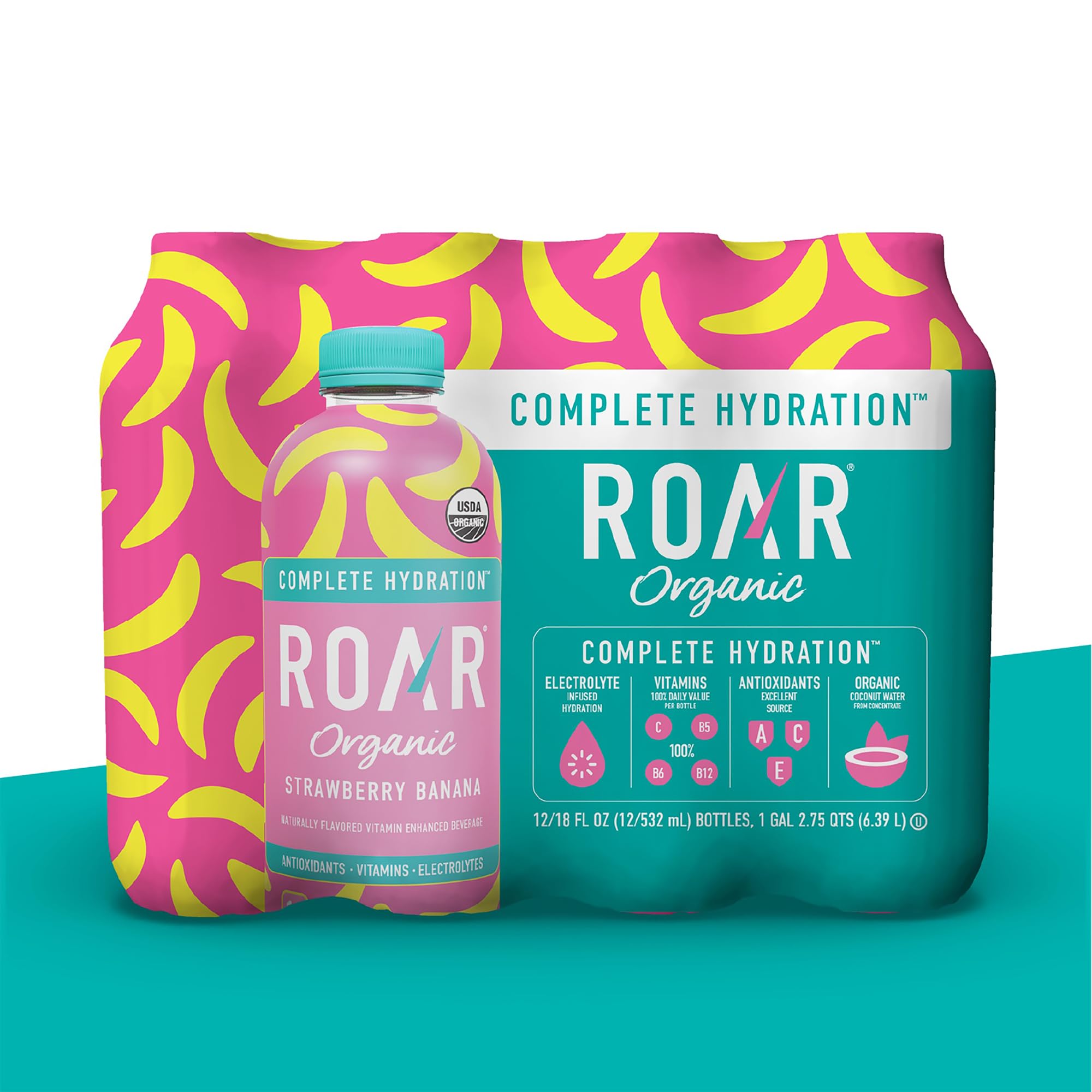 ROAR bebida en gimnasio tras entrenamiento reponiendo electrolitos
