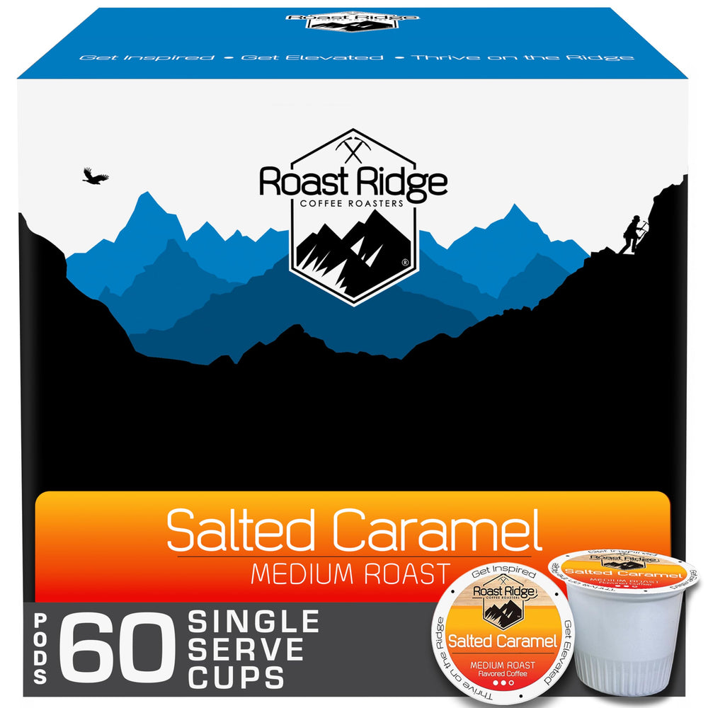 Roast Ridge caja frontal 60 cápsulas, presentación clara y atractiva