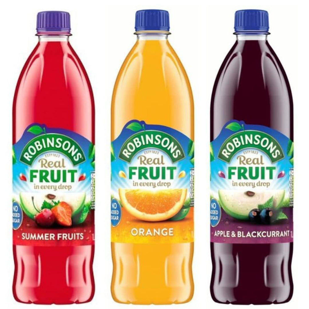 Robinsons Frutos de Verano botella frontal, sabor intenso sin azúcar