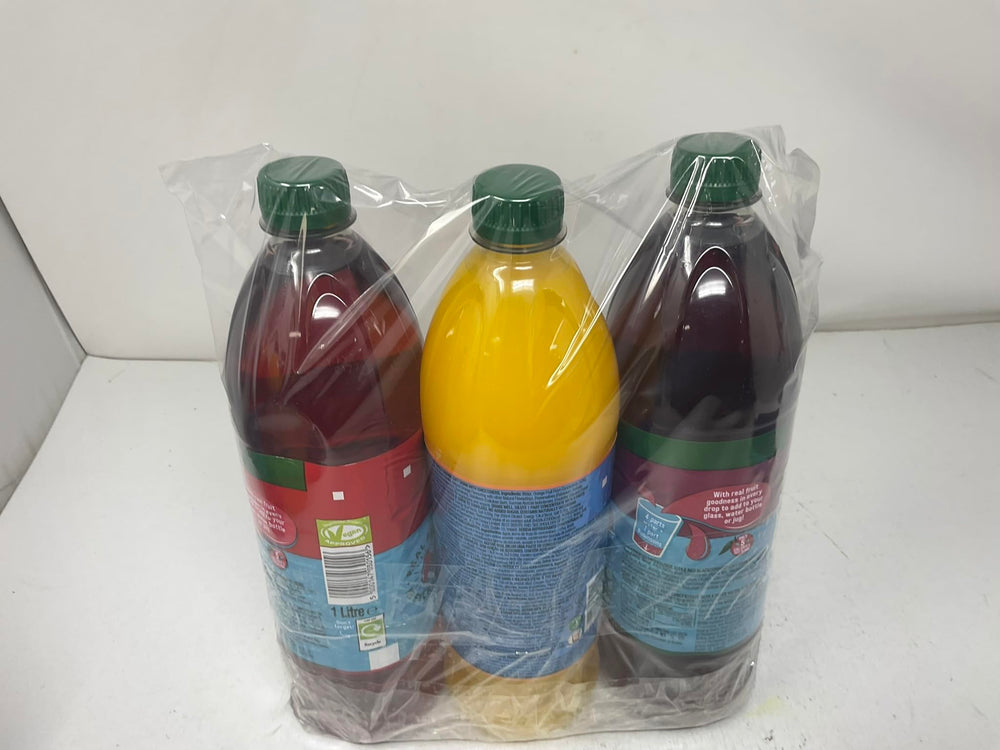 Robinsons pack de tres botellas 1L ideal para familias y eventos