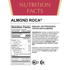 Roca textura closeup del buttercrunch crujiente que resalta su calidad