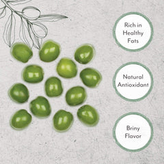 Roland Foods bowl con aceitunas Castelvetrano listas para servir, ideal para aperitivos