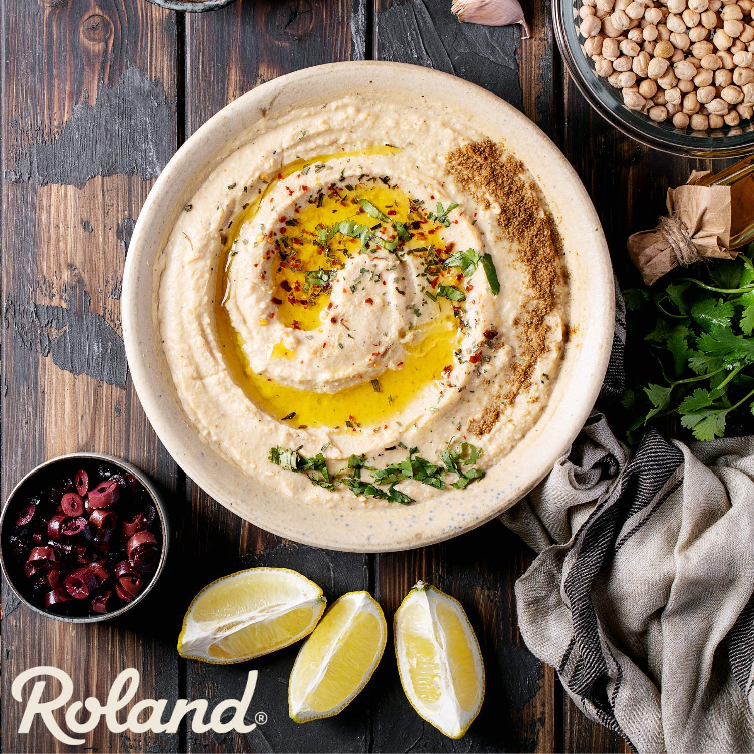 Roland Foods semillas de sésamo y tahini para ver origen e ingredientes