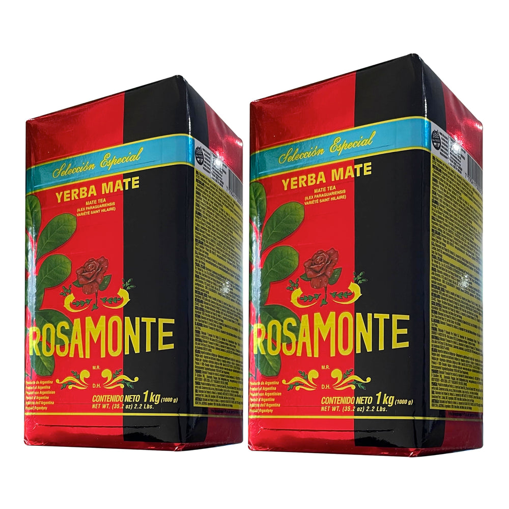 Rosamonte paquete frontal Special Selection mostrando sello de calidad y conservación