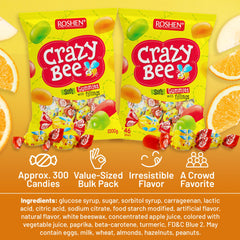 Roshen Crazy Bee piezas envueltas individuales listas para servir en mesa