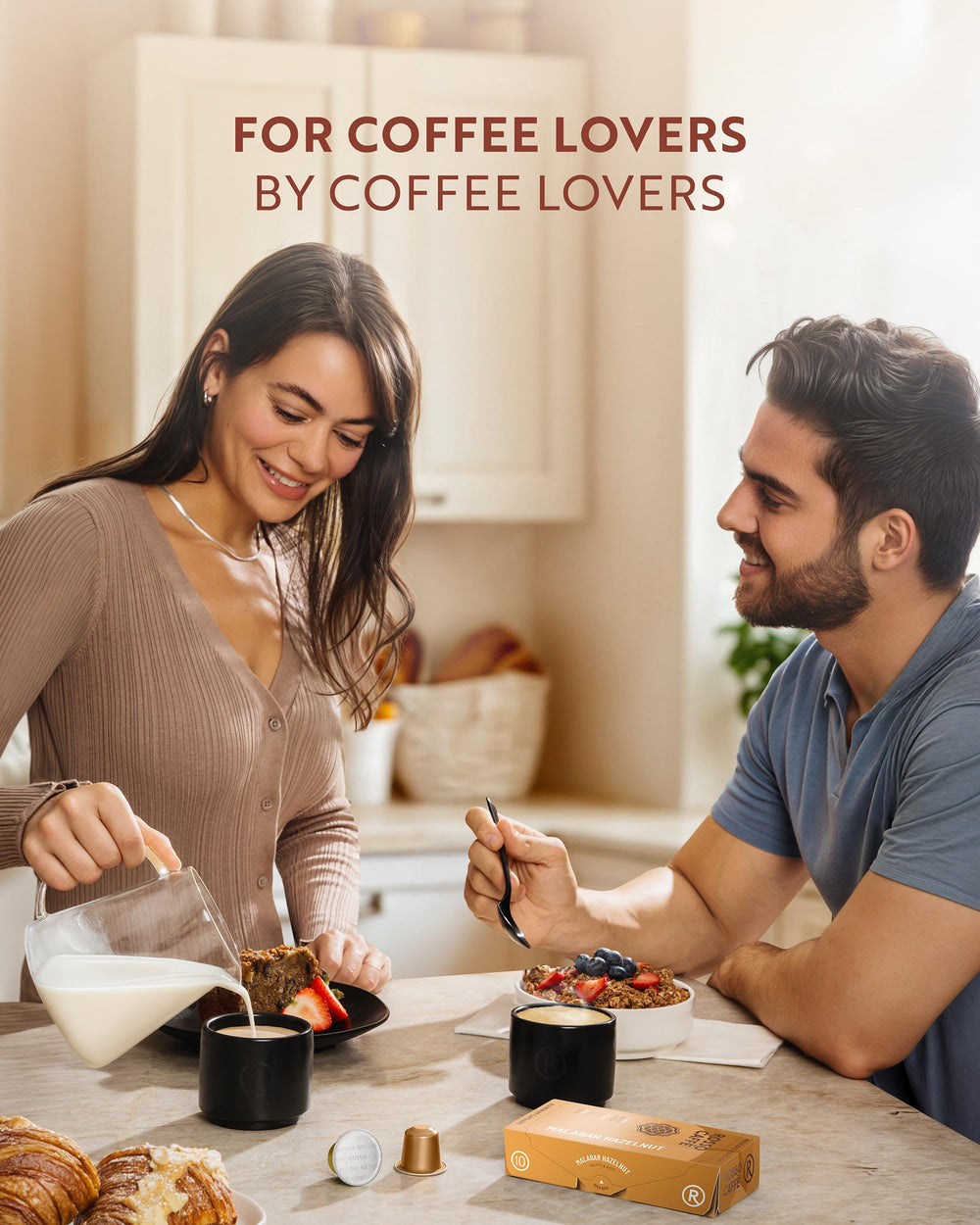 ROSSO CAFFÈ cápsula de aluminio reciclable, conservación del aroma y reciclaje fácil
