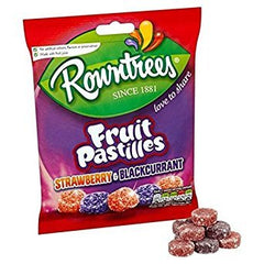 Rowntree's bolsa frente mostrando diseño y facilidad para compartir