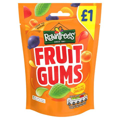 Rowntree's paquete frontal mostrando diseño y conveniencia para compartir