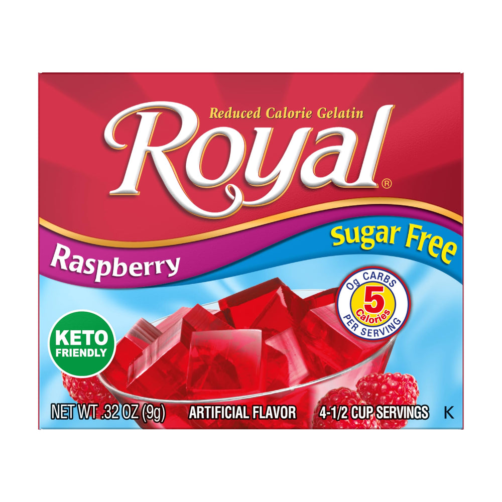 Comparación de tamaño de los sobres Royal junto a utensilios para referencia visual