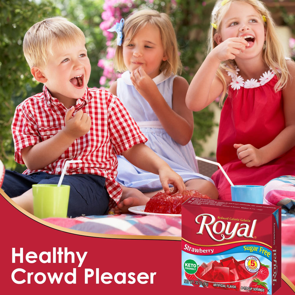 Royal gelatina etiqueta nutricional Royal visible, información clara para elegir