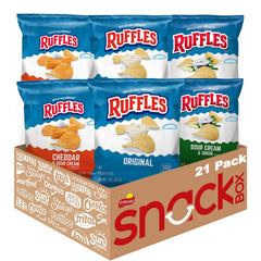 Ruffles frontal del empaque con 21 bolsas, conveniencia para reuniones