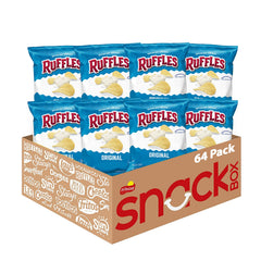 Ruffles bolsa individual frontal mostrando marca y tamaño práctico