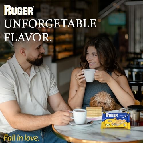 RUGER galletas acompañando una taza de café, mejora la pausa