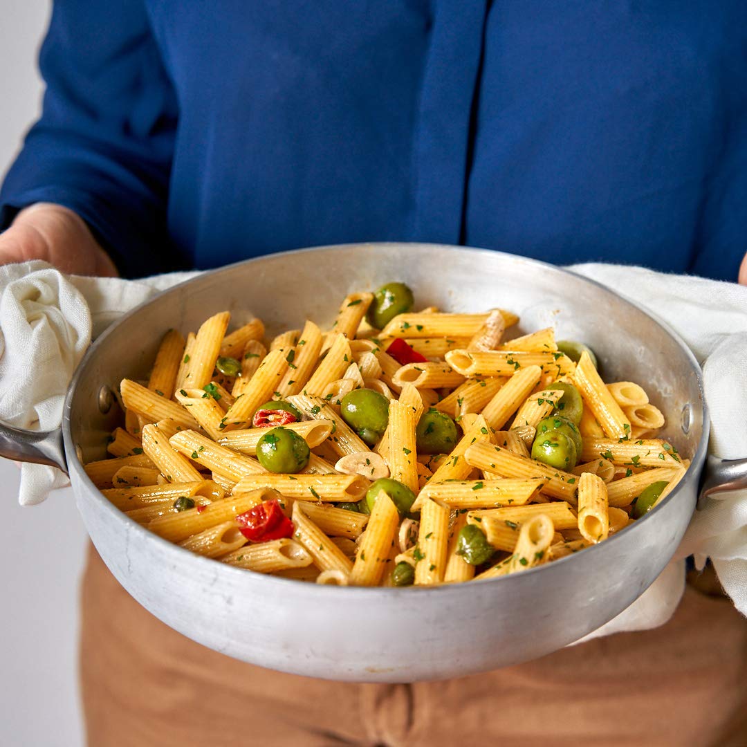 Rummo Rigatoni No.50 etiqueta con certificación sin gluten visible para confianza