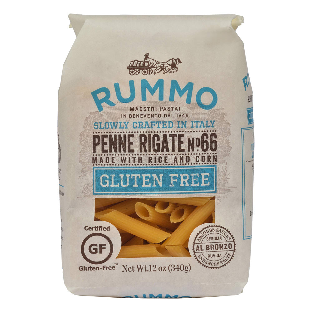 Rummo Rigatoni No.50 paquete frontal mostrando marca y cantidad para compra segura
