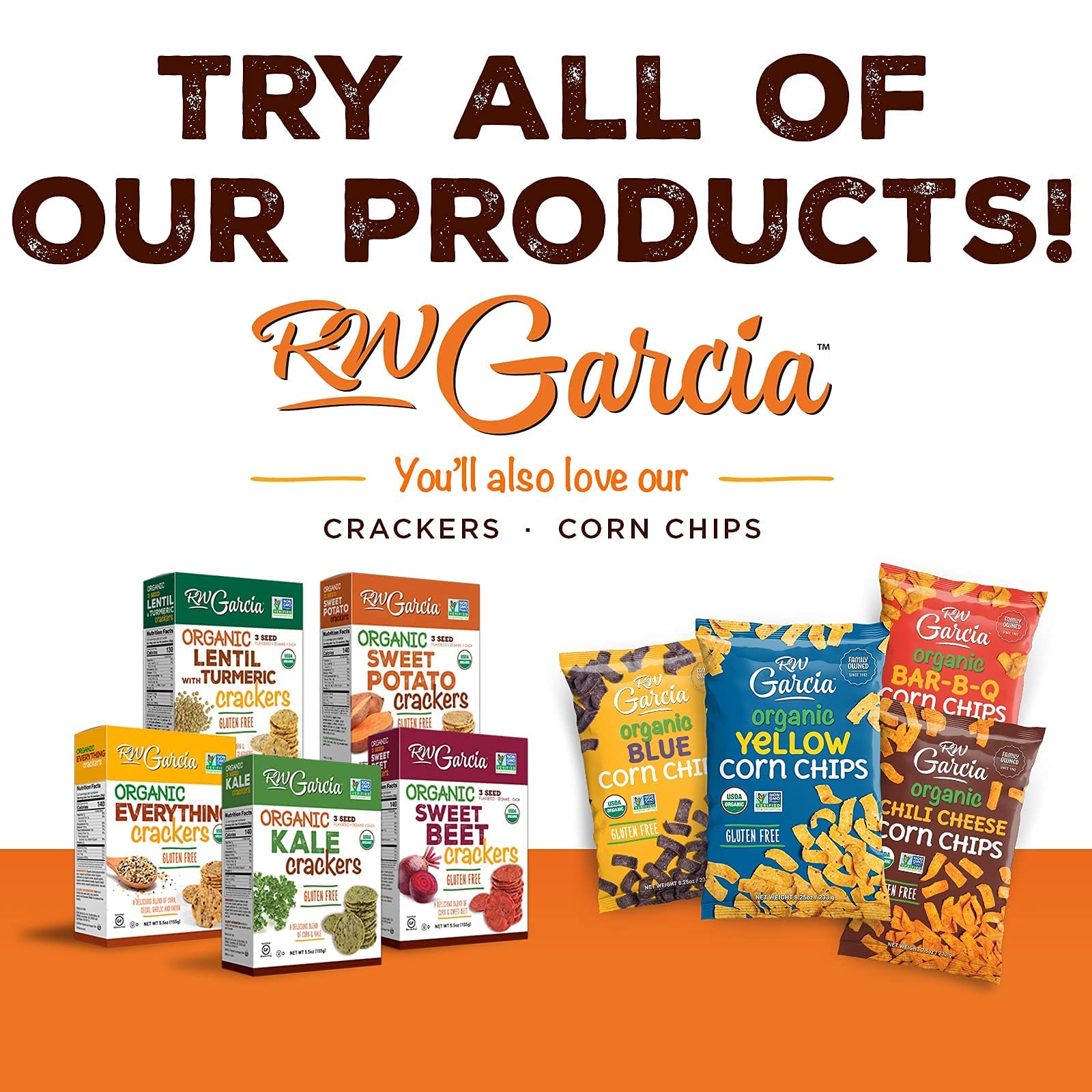 RW Garcia crackers en mesa de aperitivos con quesos y frutas, opción para reuniones