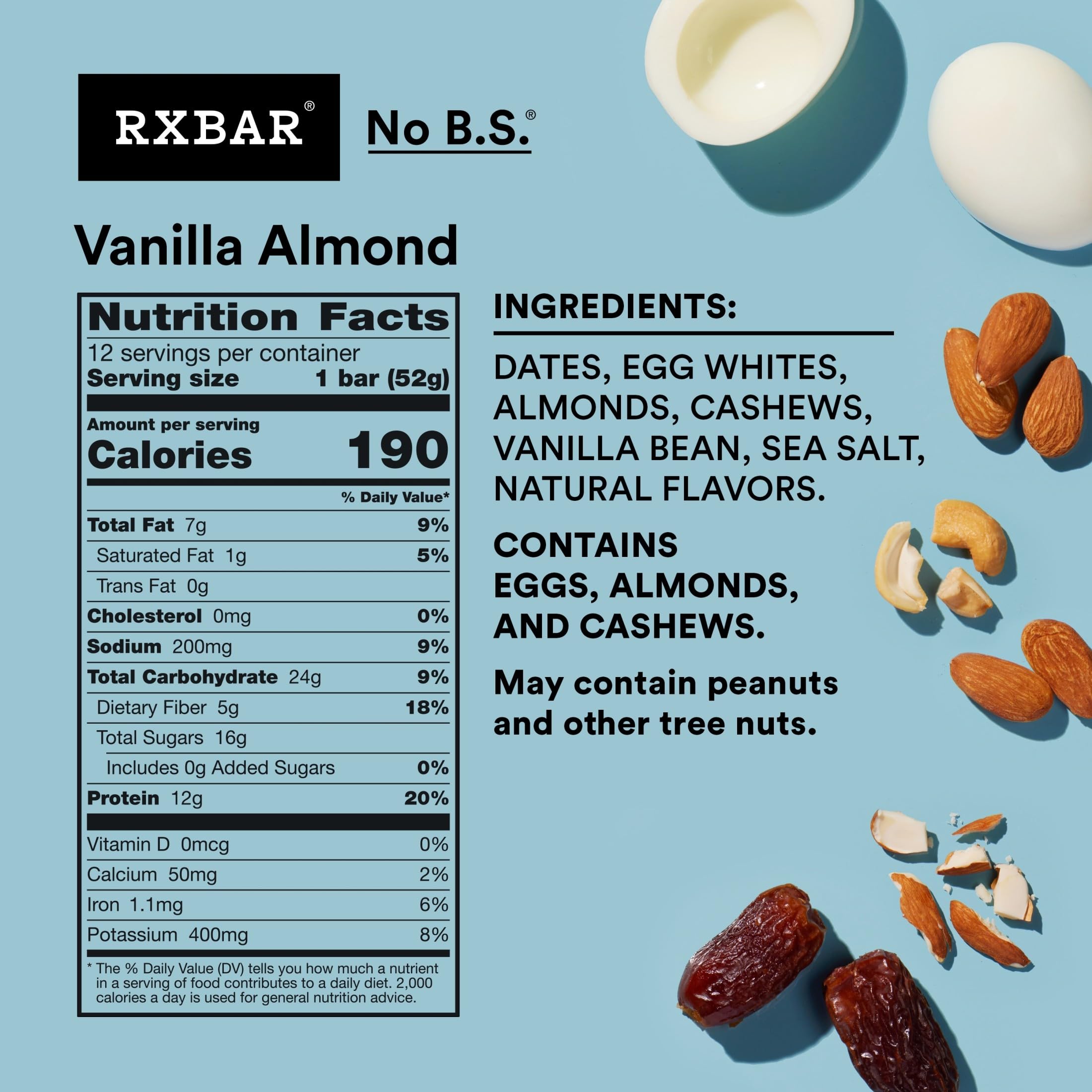 RXBAR barra sin empaque mostrando textura crujiente y proteína