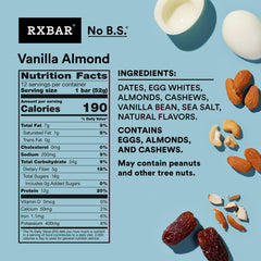 RXBAR barra sin empaque mostrando textura crujiente y proteína